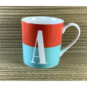 Kate Spade What's in a Name Mug “A”